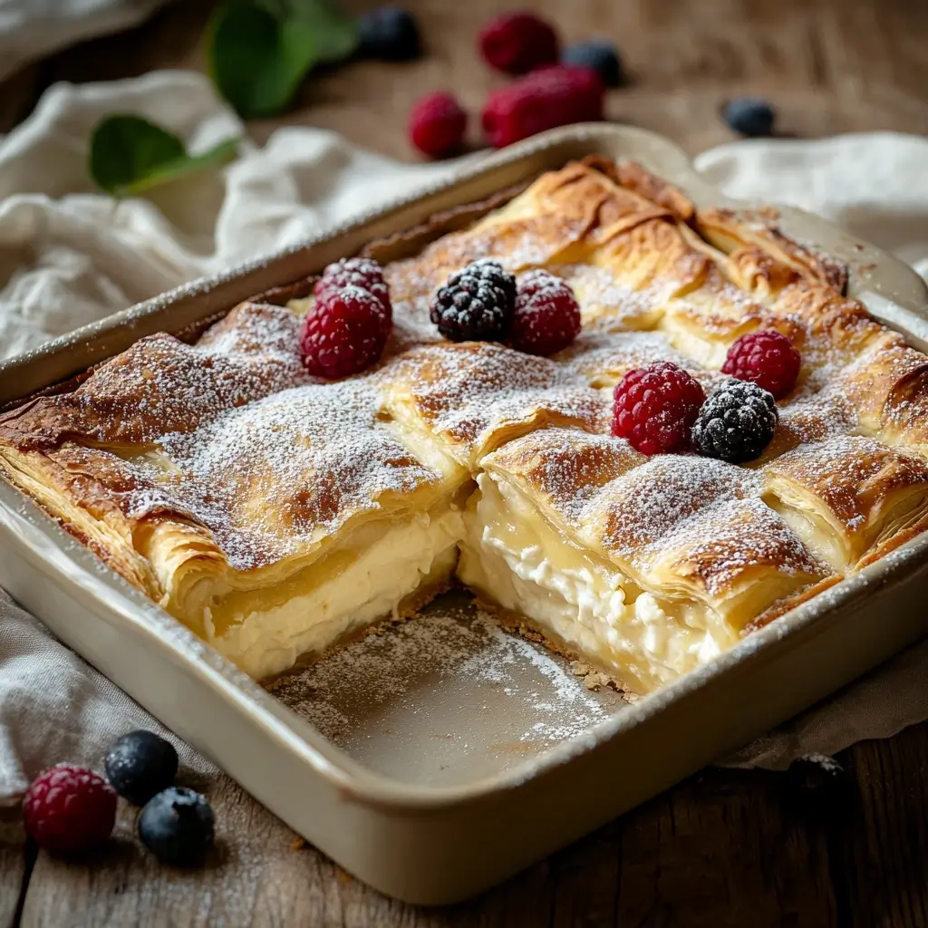Cheesecake Crescent Roll Casserole
