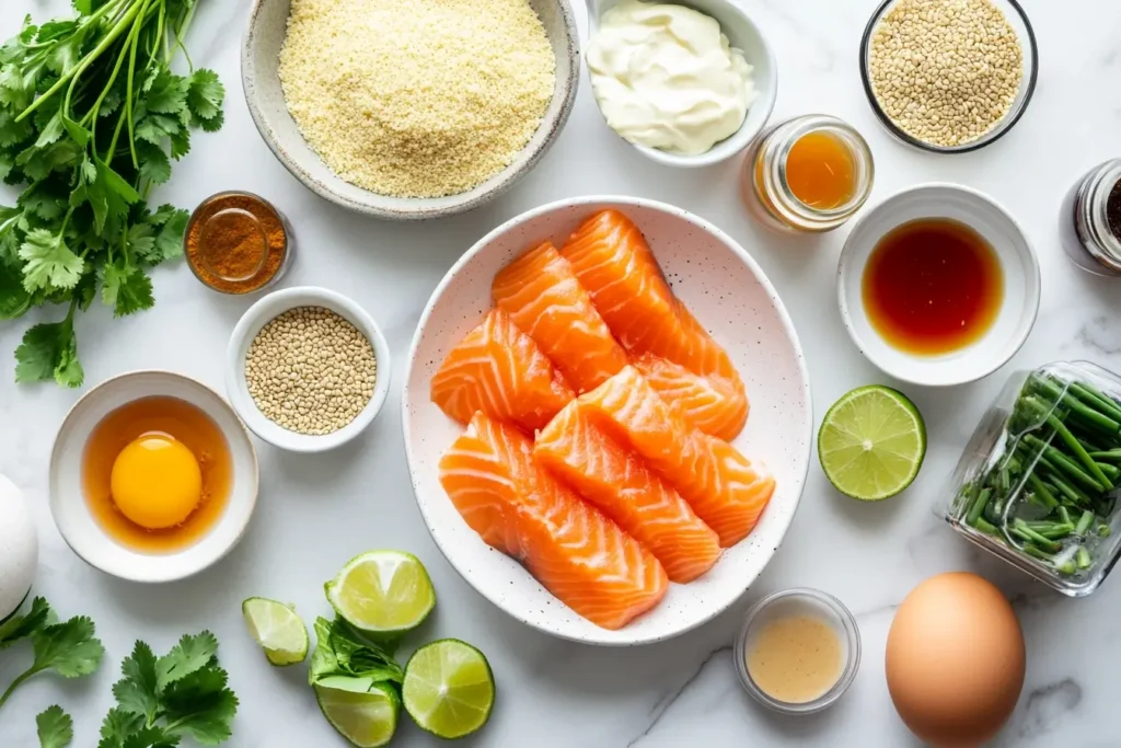 Bang Bang Salmon Bites ingredients