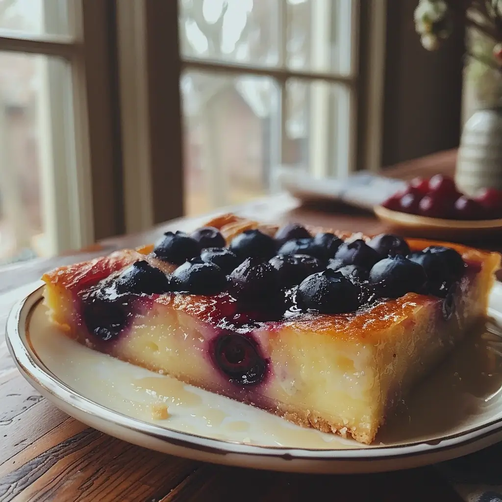 Complete Blueberry Cottage Cheese Breakfast Bake