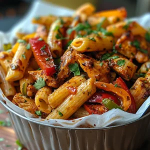 Complete Chicken Fajita Pasta
