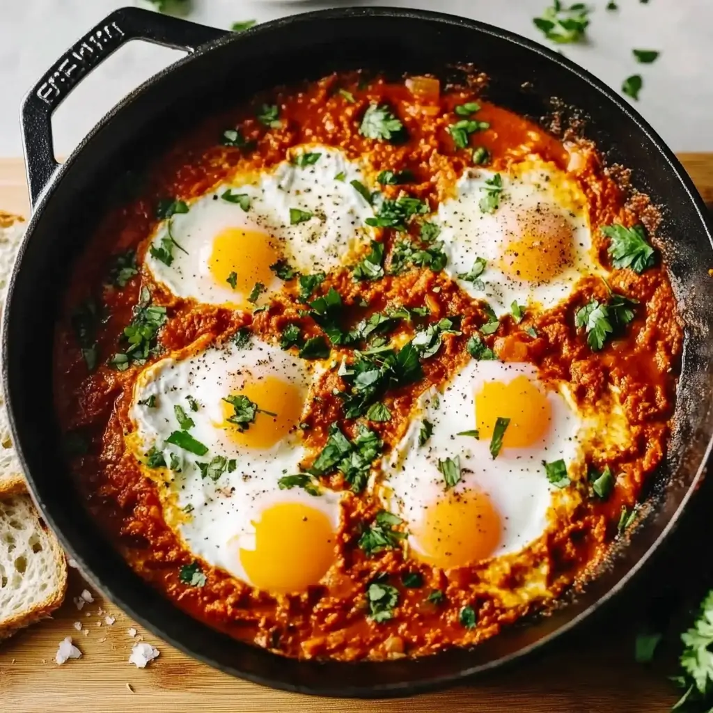 Complete of Shakshuka Recipe