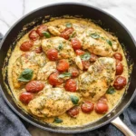 Creamy Pesto Chicken Skillet