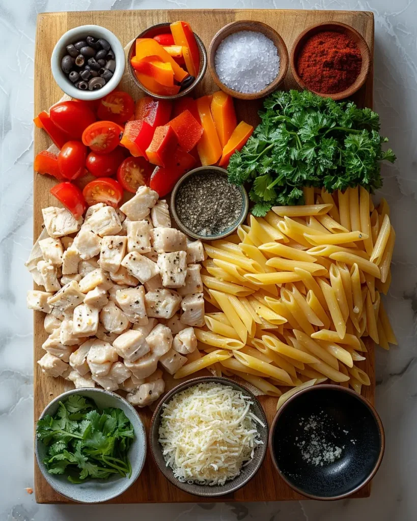 Ingredients Chicken Fajita Pasta