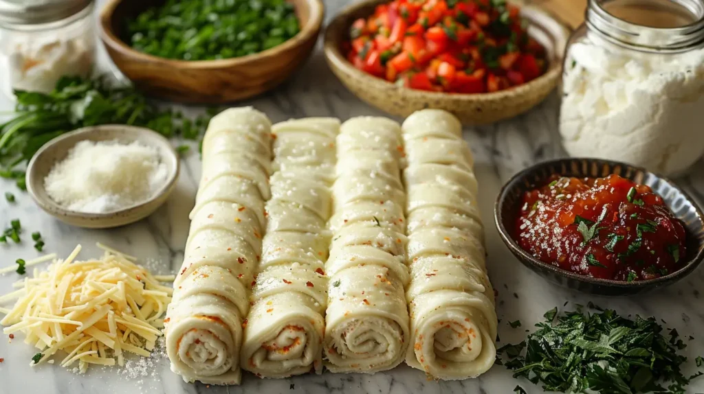 Ingredients for Pepper Jelly Air Fryer Pinwheels