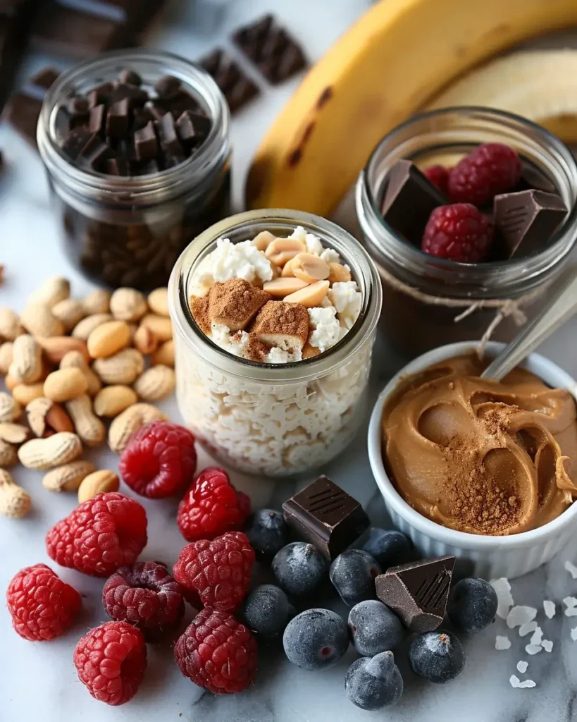 Ingredients of Feature of Cottage Cheese Peanut Butter Mousse