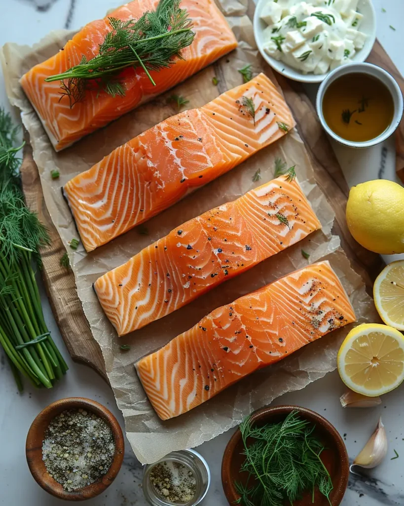 Ingredients_Crab Stuffed Salmon