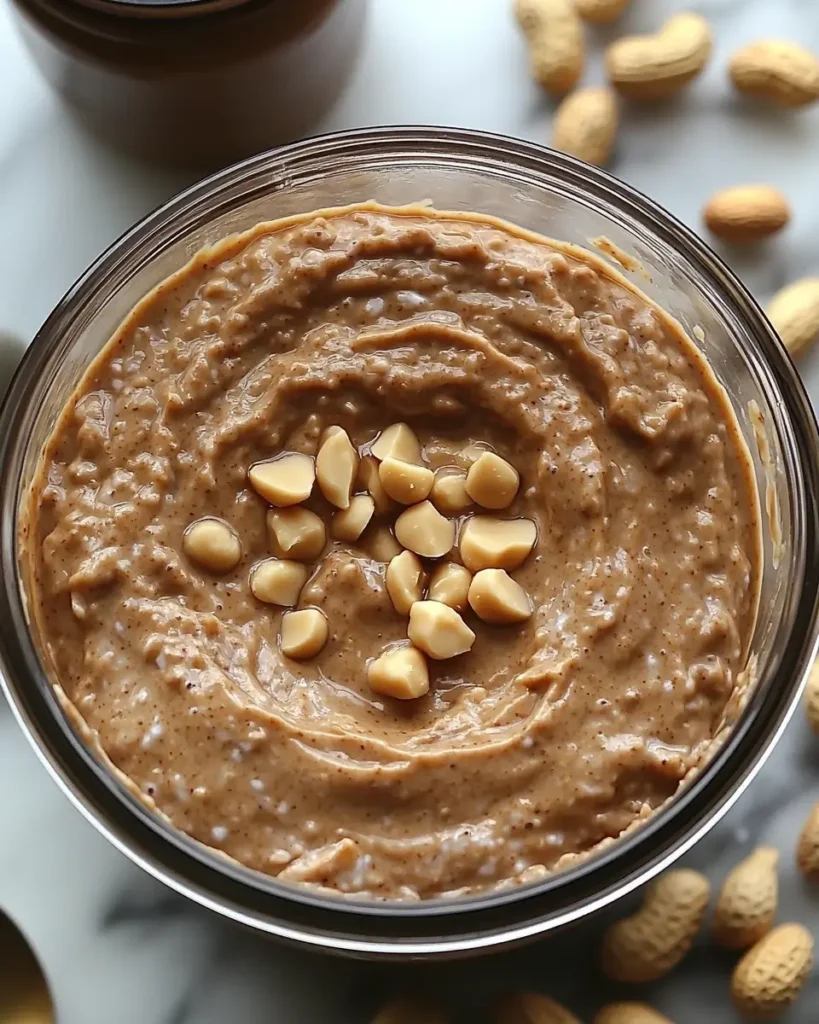 Preparation of Ingredients of Feature of Cottage Cheese Peanut Butter Mousse