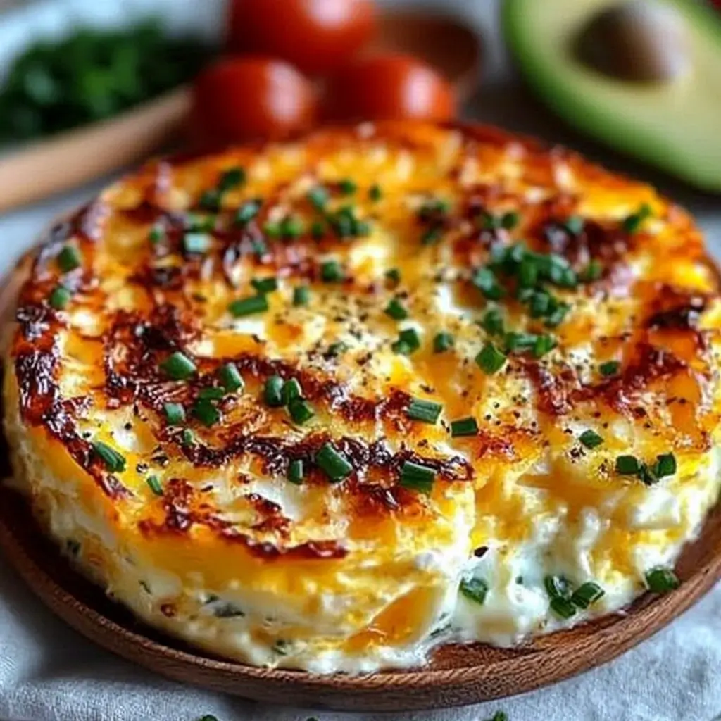 freshly baked cottage cheese eggs